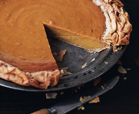 Spiced pumpkin phyllo pie