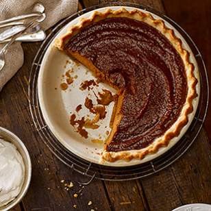 Spiced pumpkin pie
