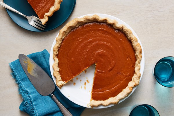 Spiced pumpkin pie