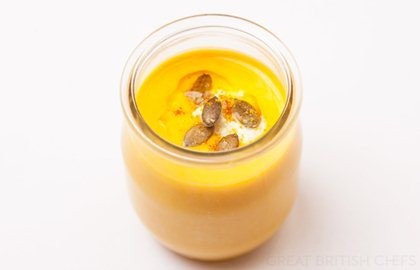 Spiced pumpkin soup