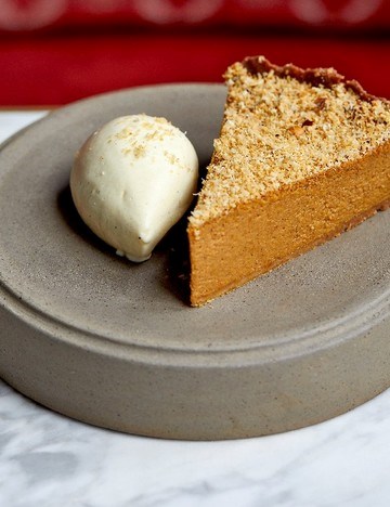 Spiced pumpkin tart