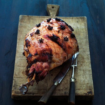 Spiced quince ham