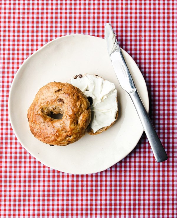 Spiced raisin & walnut bagels