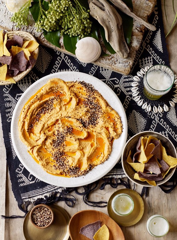 Spiced raw almond cream