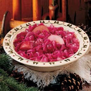 Spiced red cabbage 