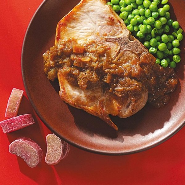 Spiced rhubarb sauce