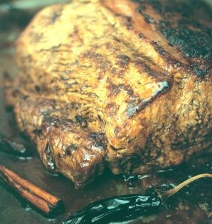 Spiced roast beef