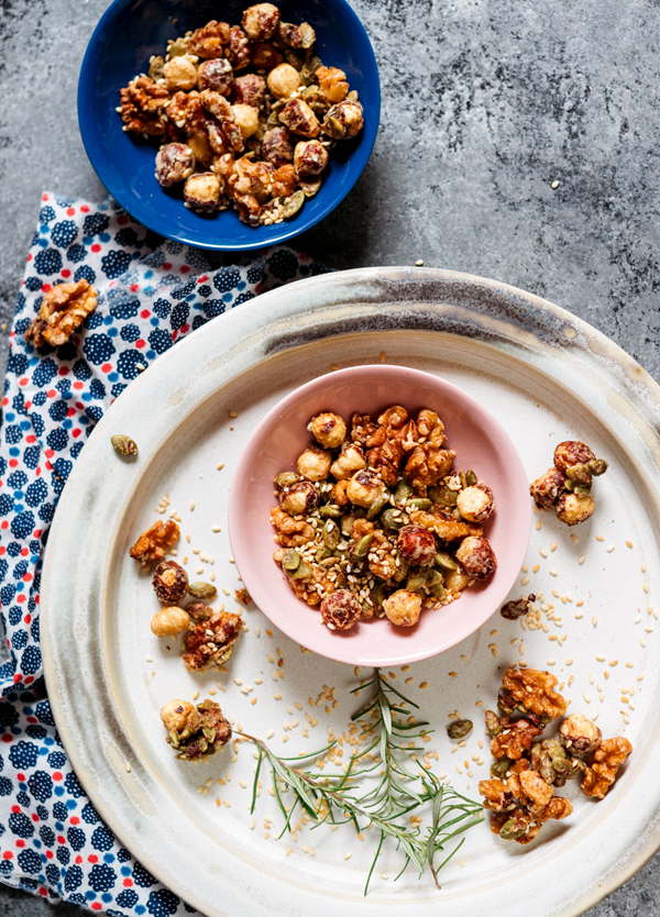 Spiced roasted nuts