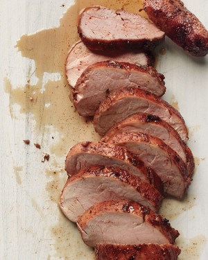 Spiced roasted pork tenderloin