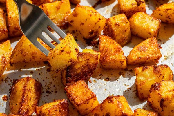Spiced roasted potatoes