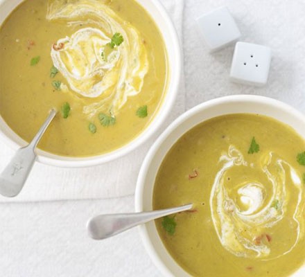 Spiced root vegetable soup