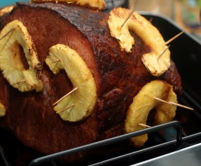 Spiced rubbed pineapple ham