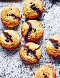 Spiced rum and raisin Eccles cakes