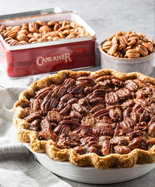 Spiced rum pecan pie