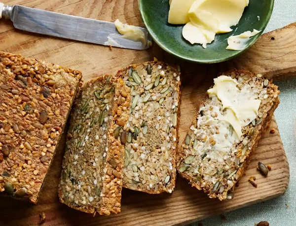 Spiced, seeded gluten-free bread