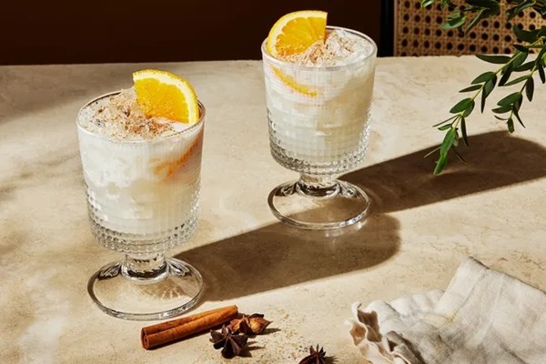 Spiced Seedlip coconut punch