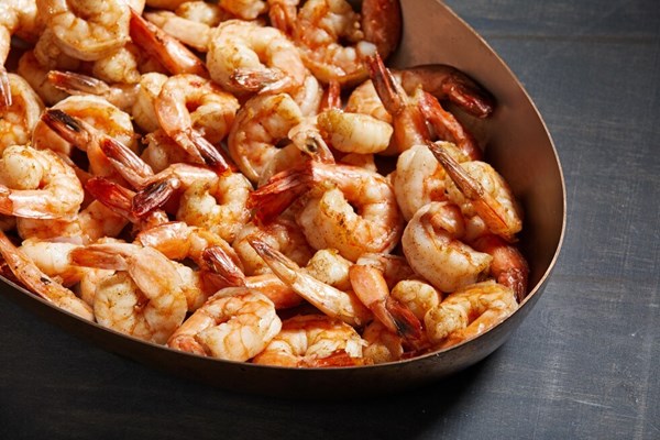 Spiced shrimp
