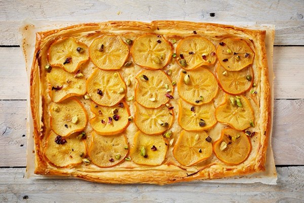 Spiced Spanish Persimon® and custard tart