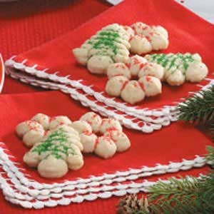 Spiced spritz cookies