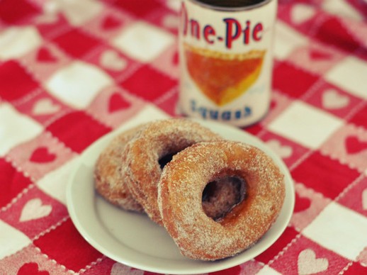Spiced squash doughnuts