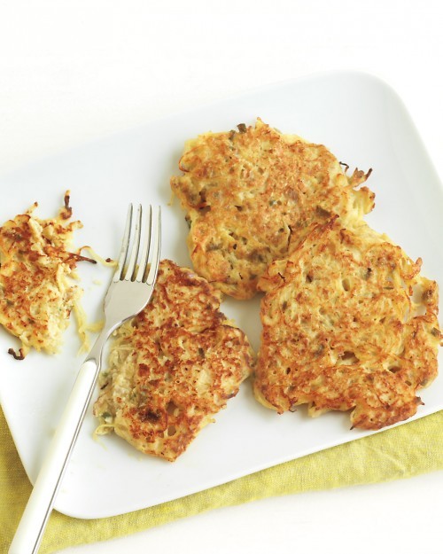 Spiced squash pancakes