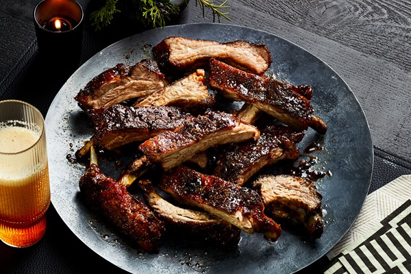 Spiced sweet-and-sour ribs
