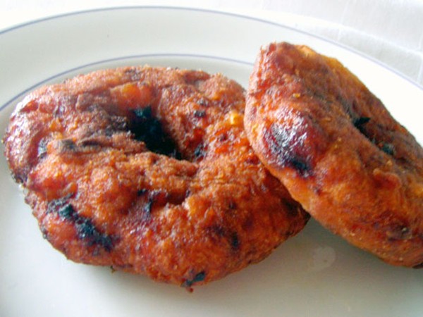 Spiced sweet potato doughnuts