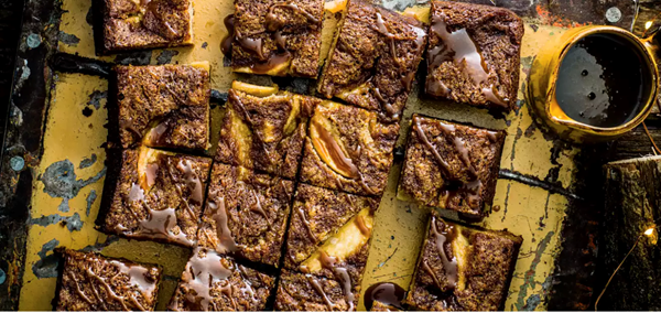 Spiced toffee apple and ginger cake