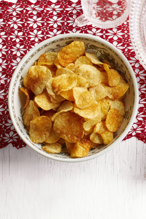 Spiced-up potato chips
