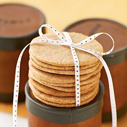 Spiced vanilla cookies