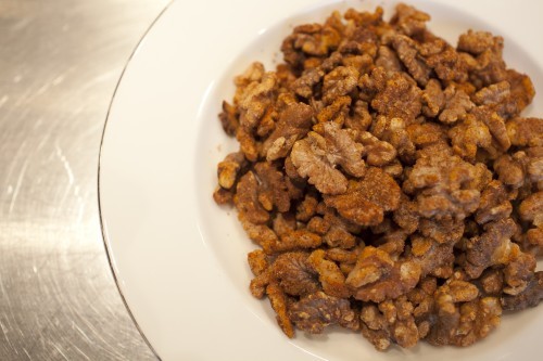 Spiced walnuts