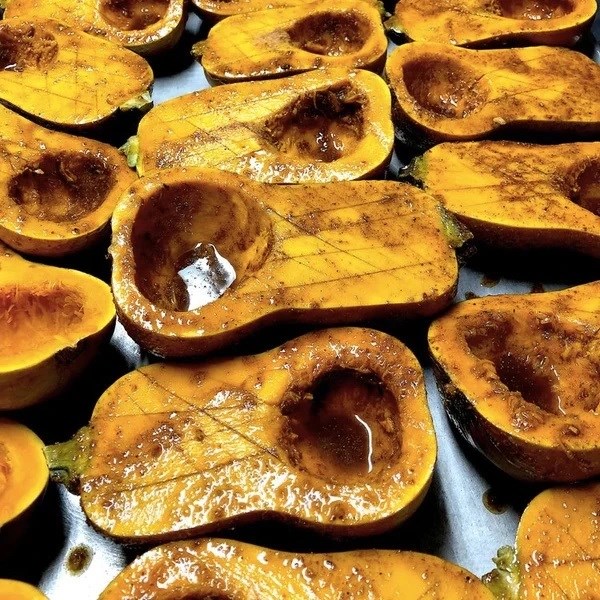 Spiced winter squash