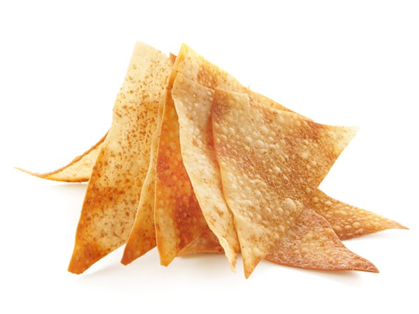 Spiced wonton chips