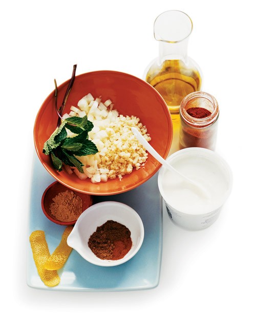 Spiced-yogurt marinade