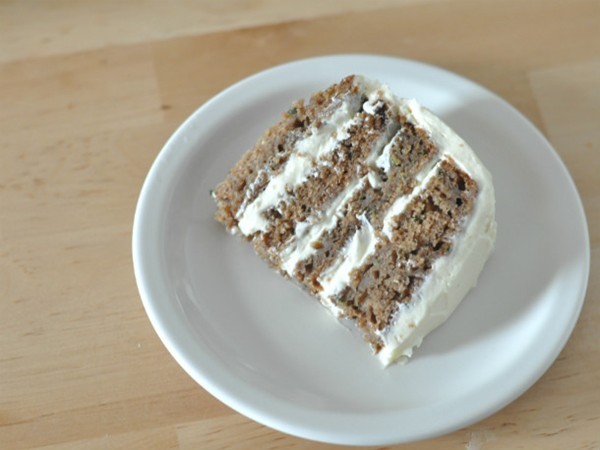 Spiced zucchini layer cake
