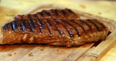 Spicy + smoky + sweet dry rubbed steak