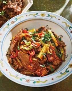 Spicy and tingly lamb face salad (麻辣羊脸肉)