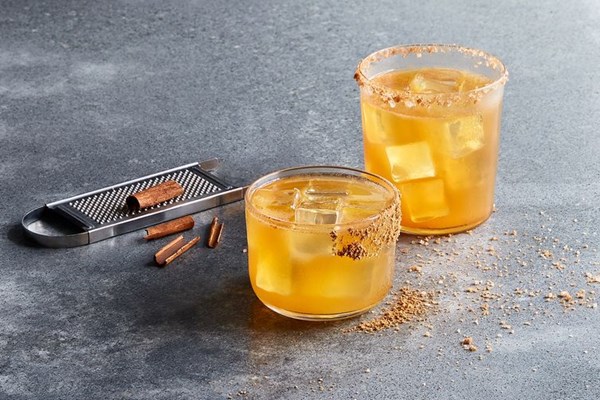 Spicy apple cider margarita 