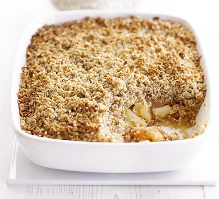 Spicy apple crumble