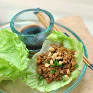 Spicy Asian lettuce cups