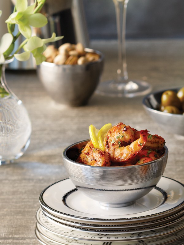 Spicy baked shrimp
