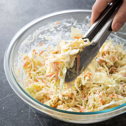 Spicy barbecue coleslaw