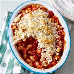 Spicy bean bake