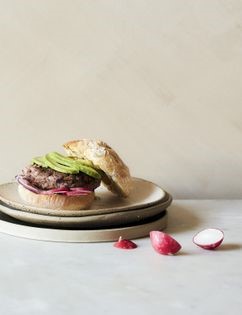 Spicy bean burgers