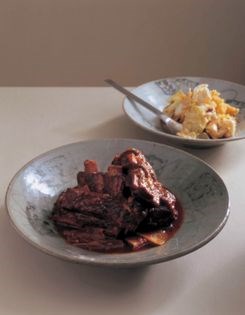 Spicy beef short ribs