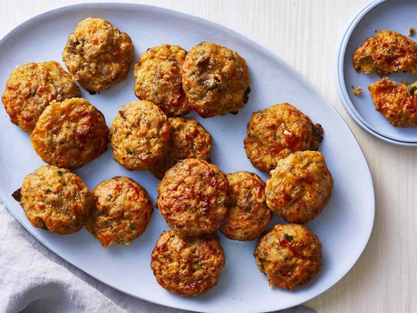 Spicy Bisquick sausage balls