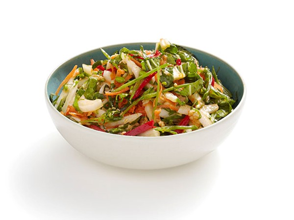 Spicy bok choy slaw