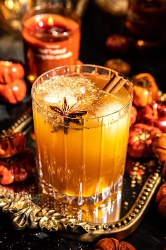Spicy bourbon pumpkin smash