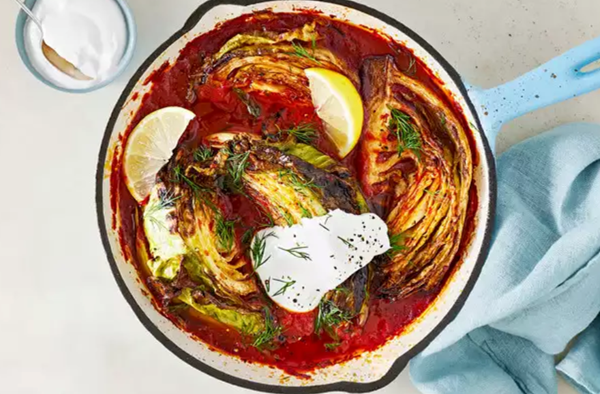 Spicy braised cabbage