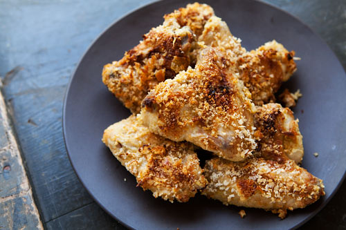 Spicy breaded chicken wings
